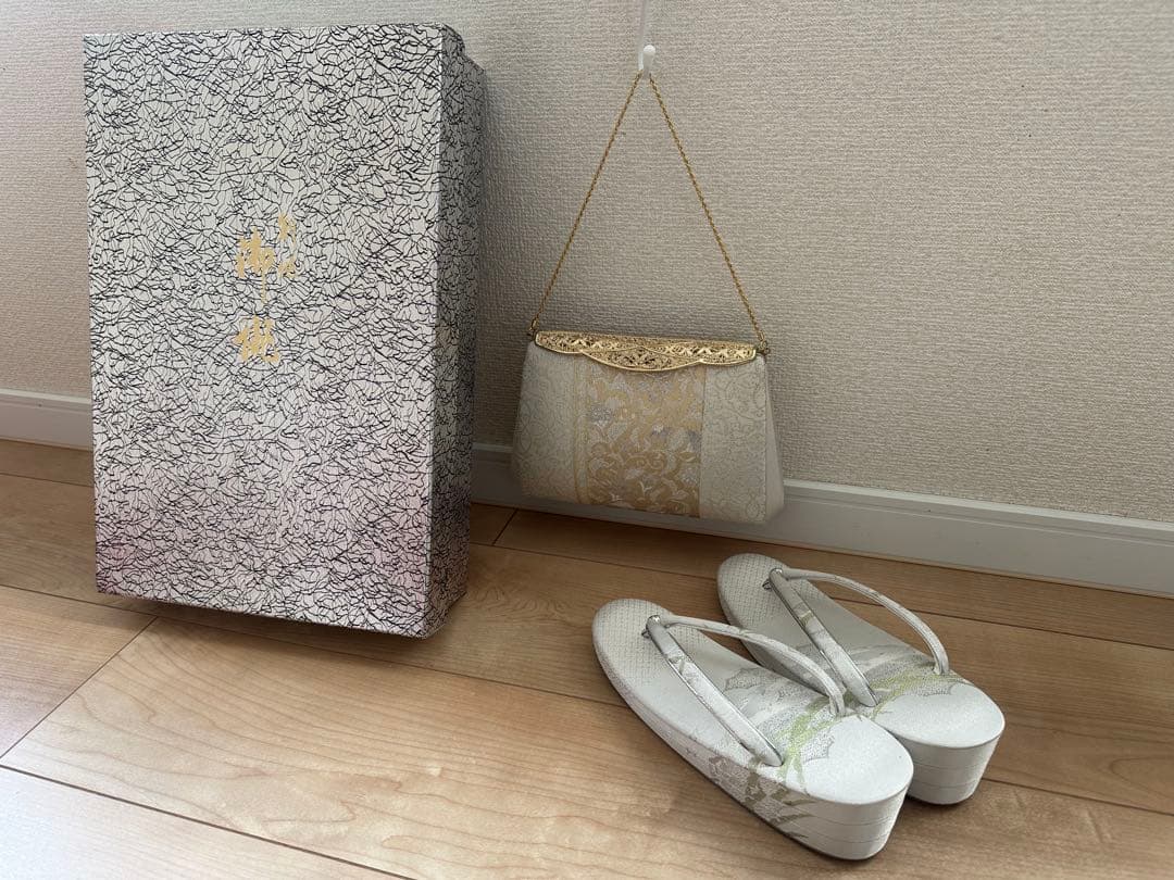 着物バッグ　草履　セット