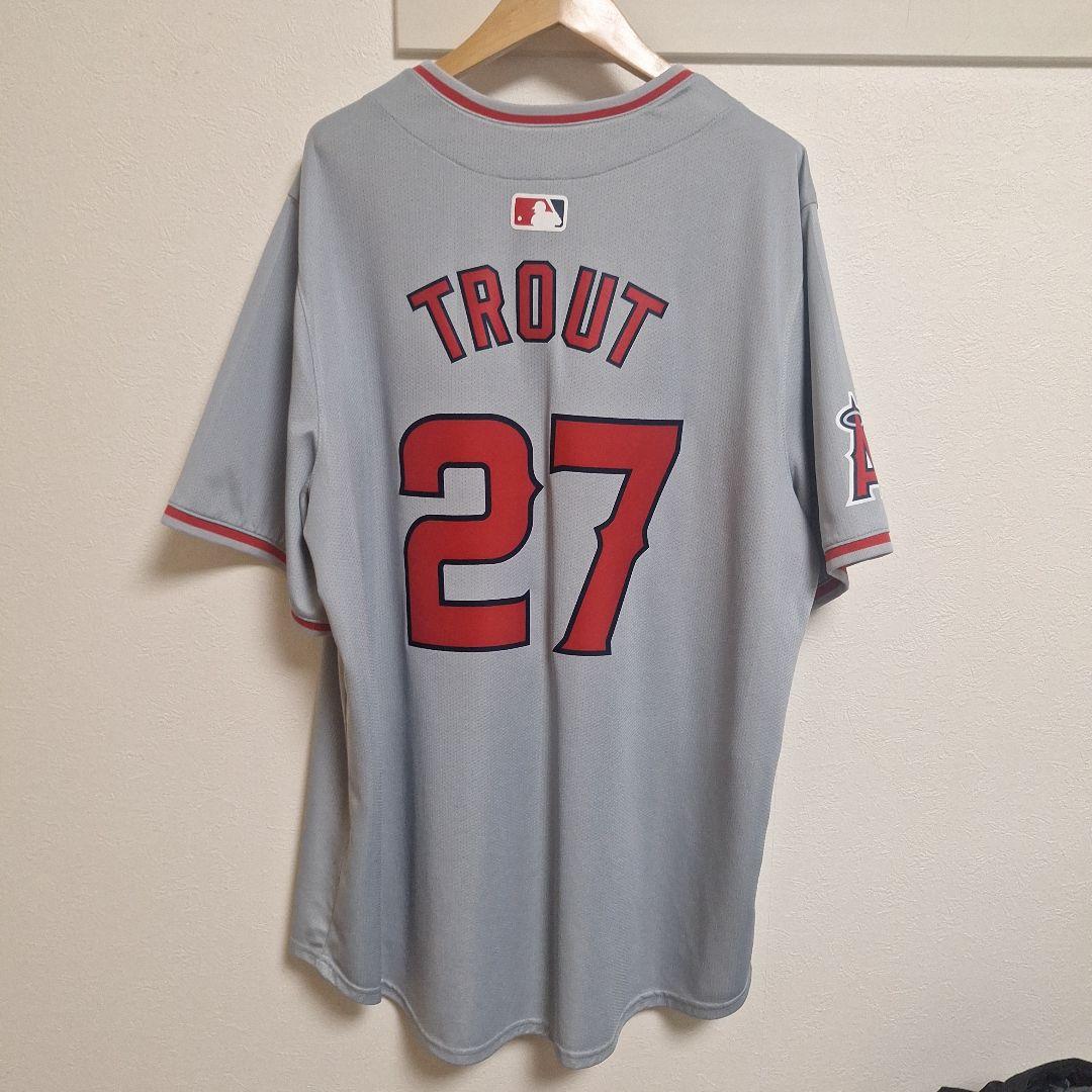 エンゼルス　#27.マイク・トラウト　ユニフォーム　リミテッドジャージ　ロード