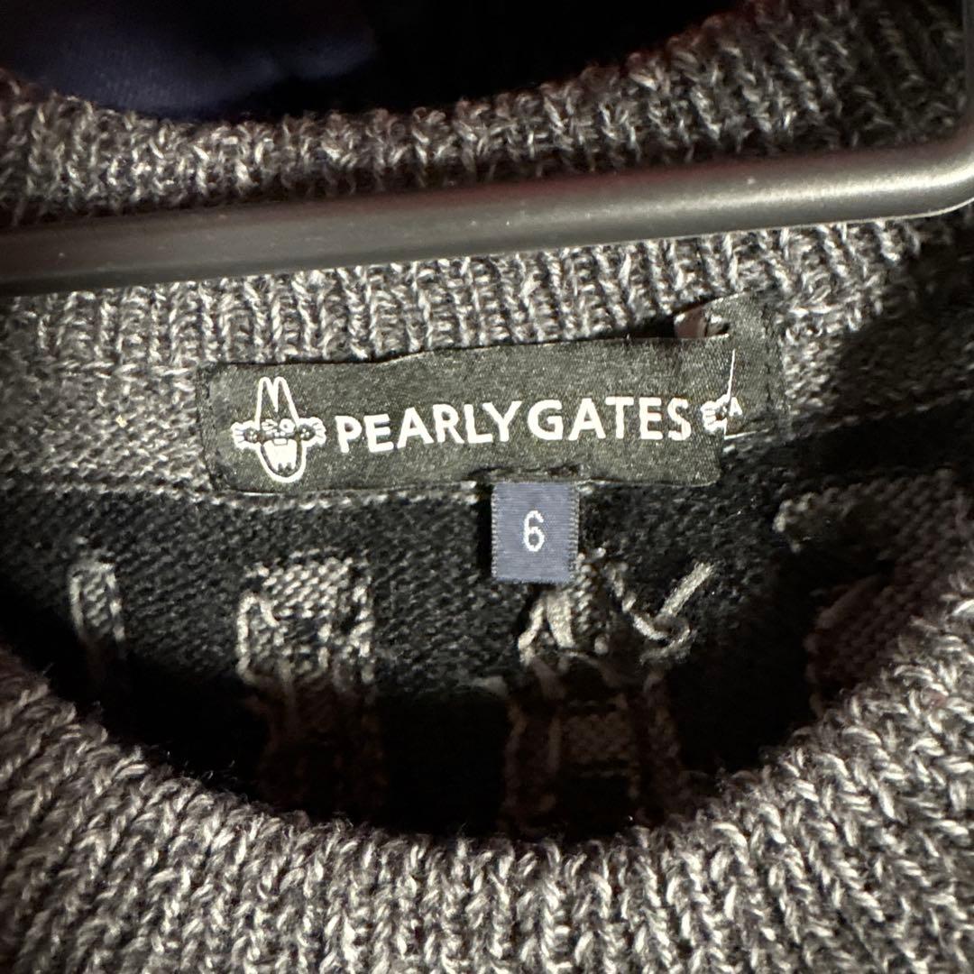 【ニャロメ】PEARLY GATES ストライプセーター サイズ6