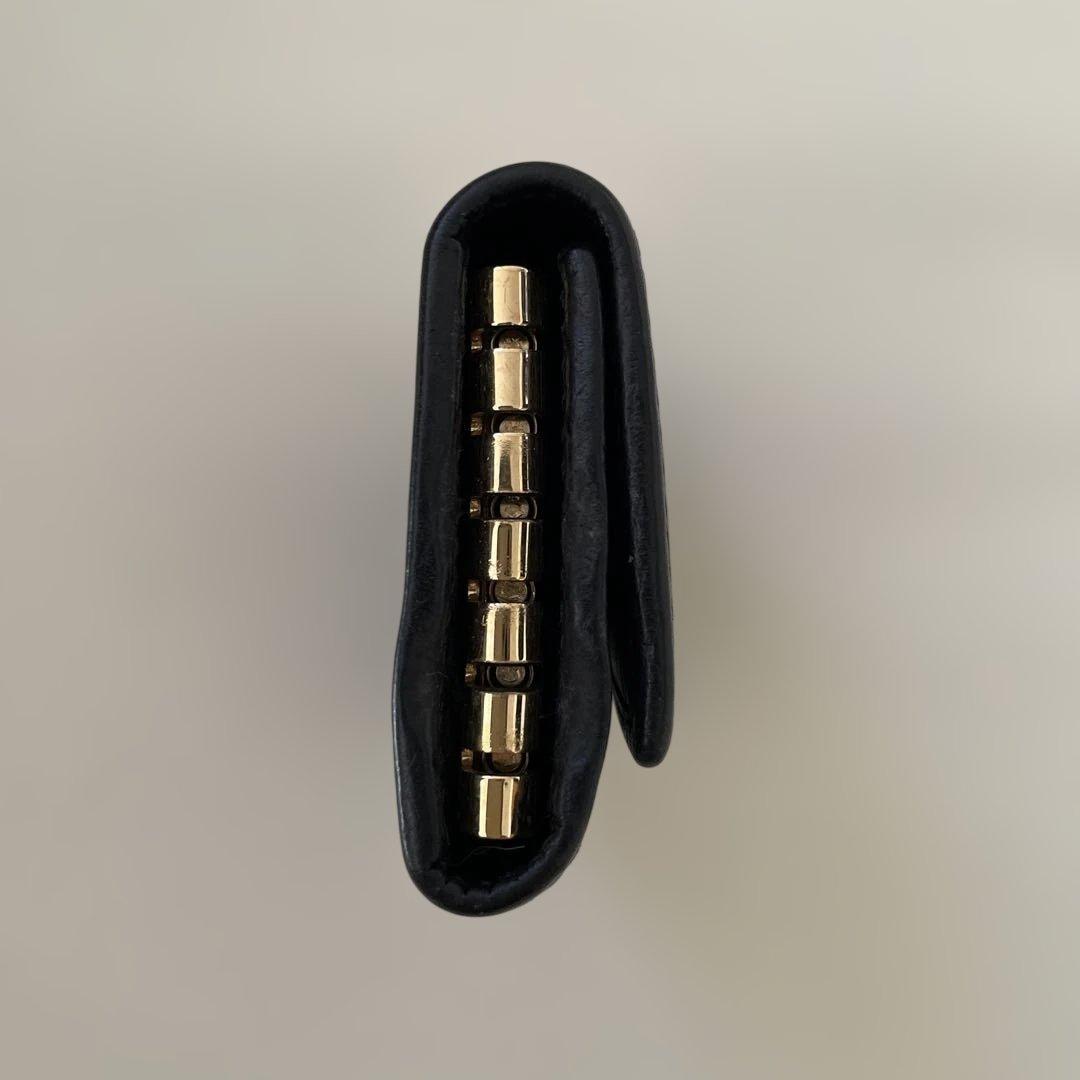 GUCCI ブラックレザーキーケース　箱.袋付き