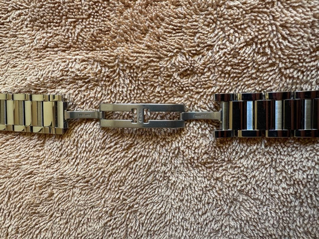 カルティエ(Cartier) Tank must金属ベルト(ふみページ)