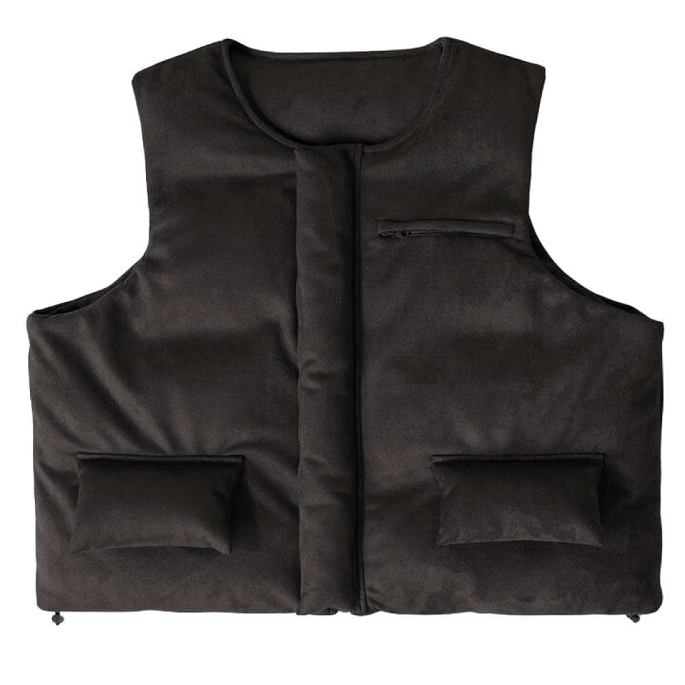 EPTM エピトミ Vest スエード リバーシブル パファー ベスト