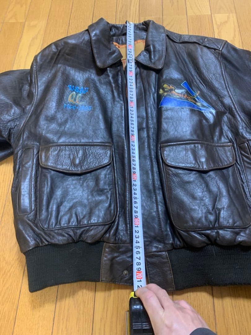 フライトジャケット　レザージャケット　革ジャン　Lフライングタイガー　A-2