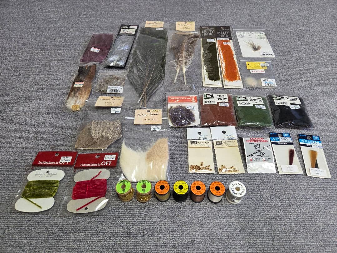 フライフィッシングタイイングマテリアルセットシムススコットセージティムコ