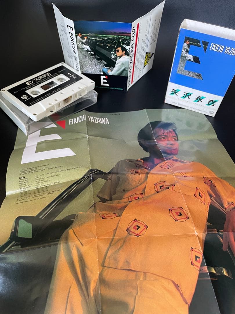 希少レア！ブルージャケット矢沢永吉 ☆《 E' 》 【美品】カセットテープ