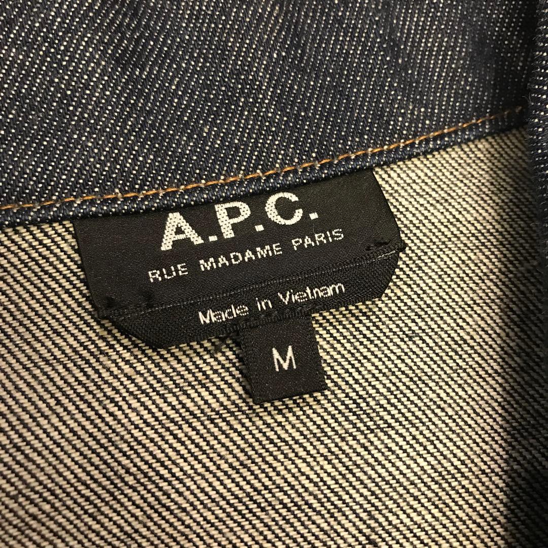 A.P.C インディゴデニムジャケット Gジャン 濃紺 リジット 0719 M