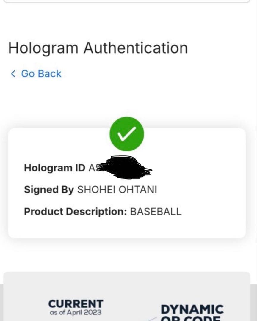 大谷翔平直筆サインボール2018 ROY(新人賞受賞記念) MLBホログラム