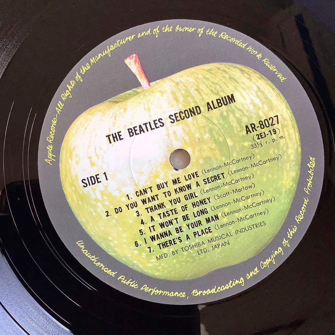 レア!アップル矢印帯 レコード新品同様! ビートルズ NO,2 補充票付 ペラ