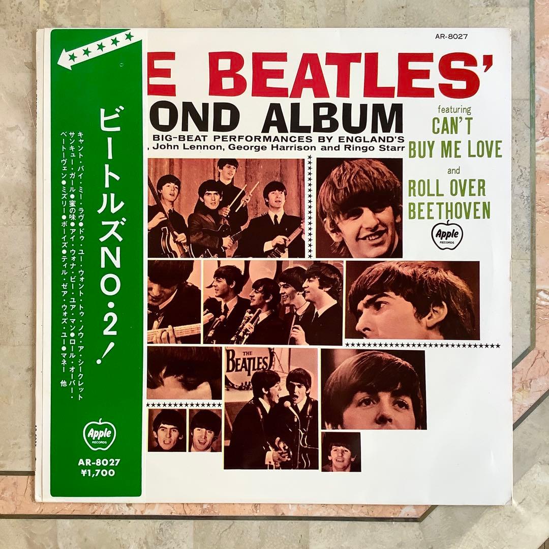 レア!アップル矢印帯 レコード新品同様! ビートルズ NO,2 補充票付 ペラ