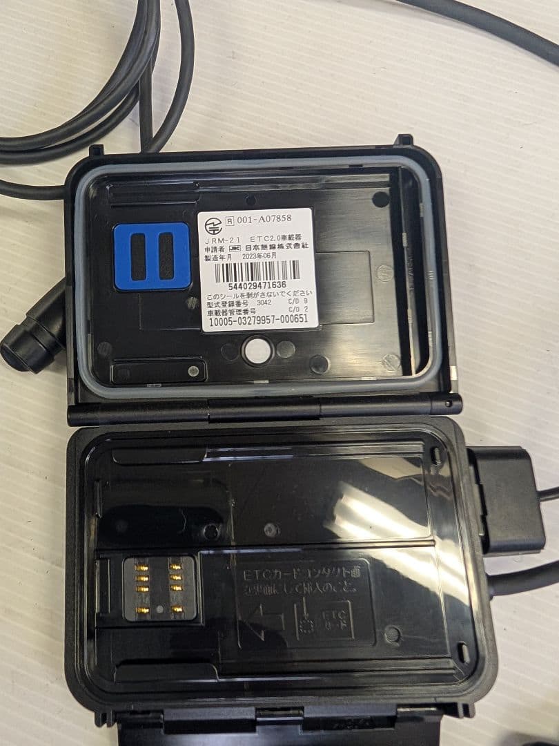 バイク用 ETC2.0 日本無線 JRM-21 アンテナ分離型