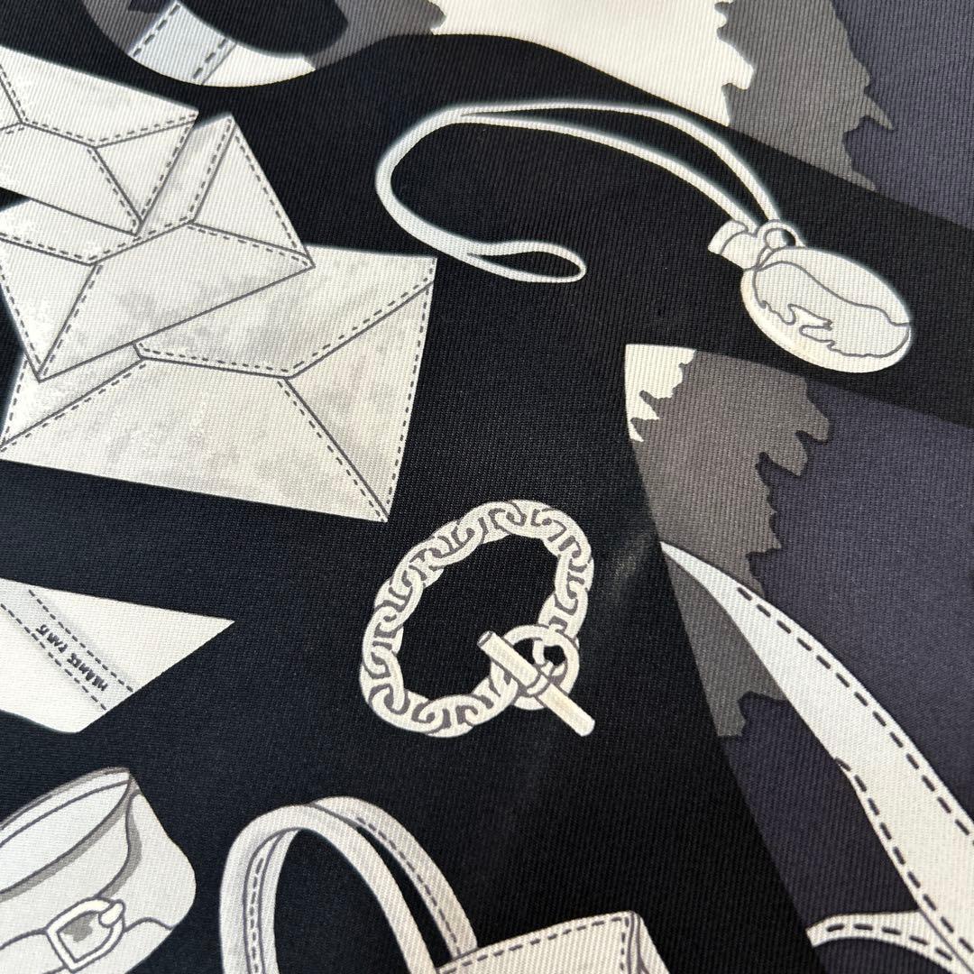 HERMES　エルメス　カレ90　ムッシュ＆マダムⅡ　シルクスカーフ　希少レア