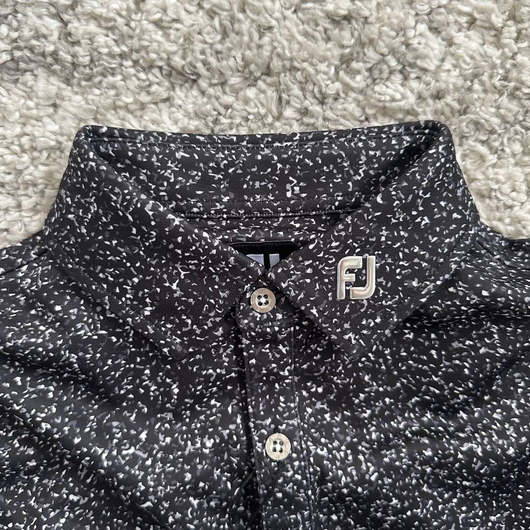 新品　FOOTJOY フットジョイ　メンズ　ゴルフウェア　トップス　長袖　Ｍ　黒