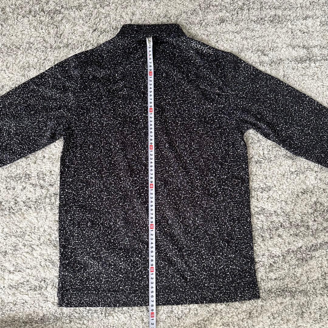 新品　FOOTJOY フットジョイ　メンズ　ゴルフウェア　トップス　長袖　Ｍ　黒