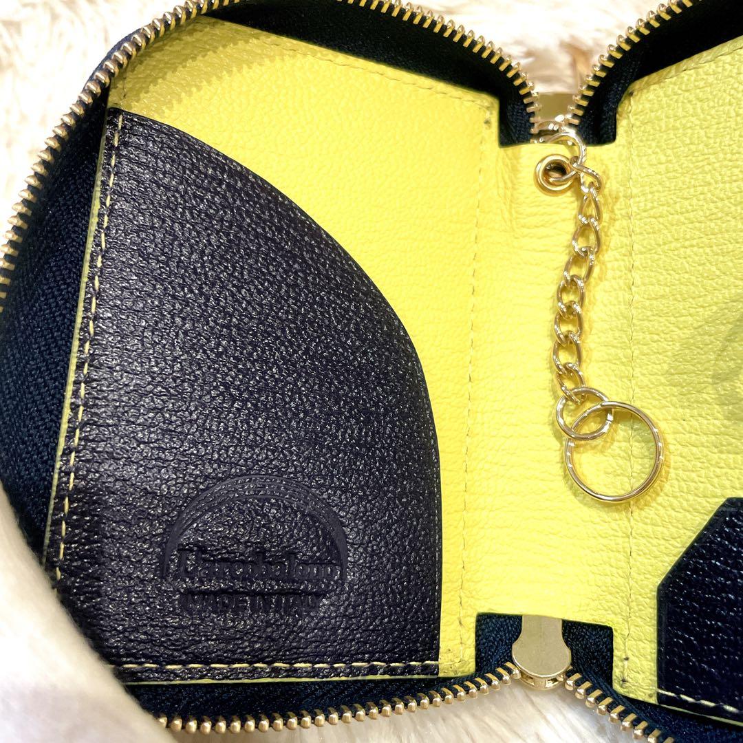 ♡極美品♡ Larcobaleno ラルコバレーノ　スマートWキー　カード　紺