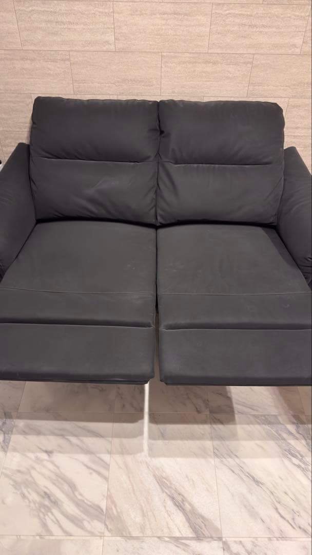 2人掛けソファ ニトリ Nシールド(KK6133)ブラック