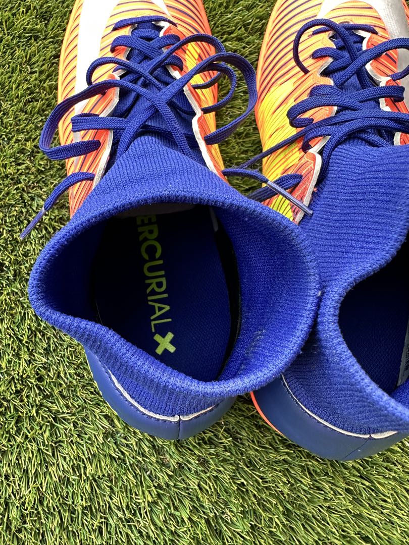 ナイキ マーキュリアル X ビクトリー VI DF TF（ネイビー×オレンジ）