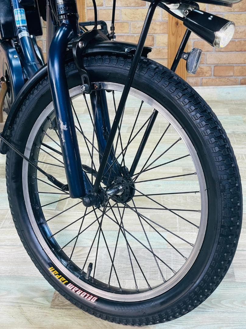 ネイビー 王様 ギュットアニーズ子供乗せ電動アシスト自転車 H3647