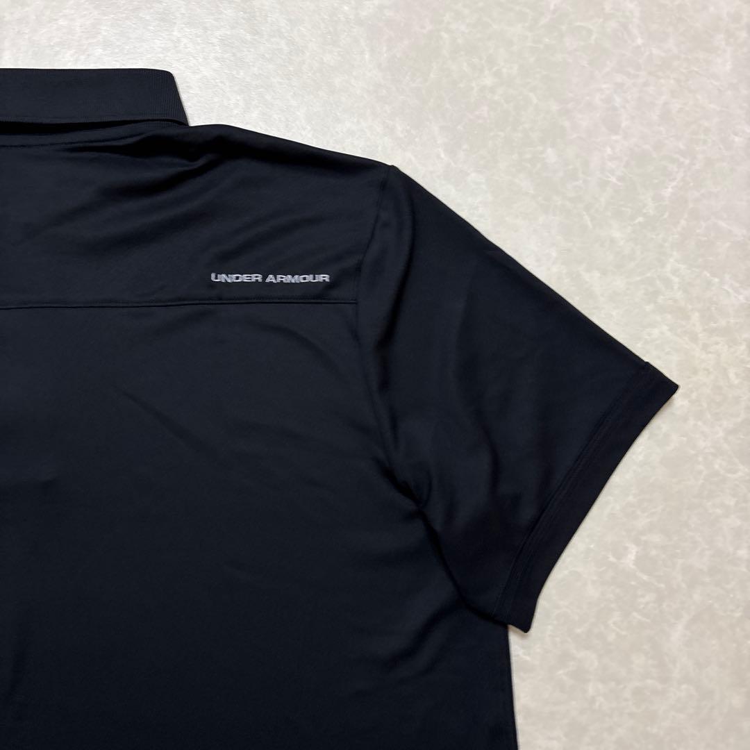 アンダーアーマー★ヒートギア★薄手ストレッチ★ポロシャツ【メンズ サイズ2XL】
