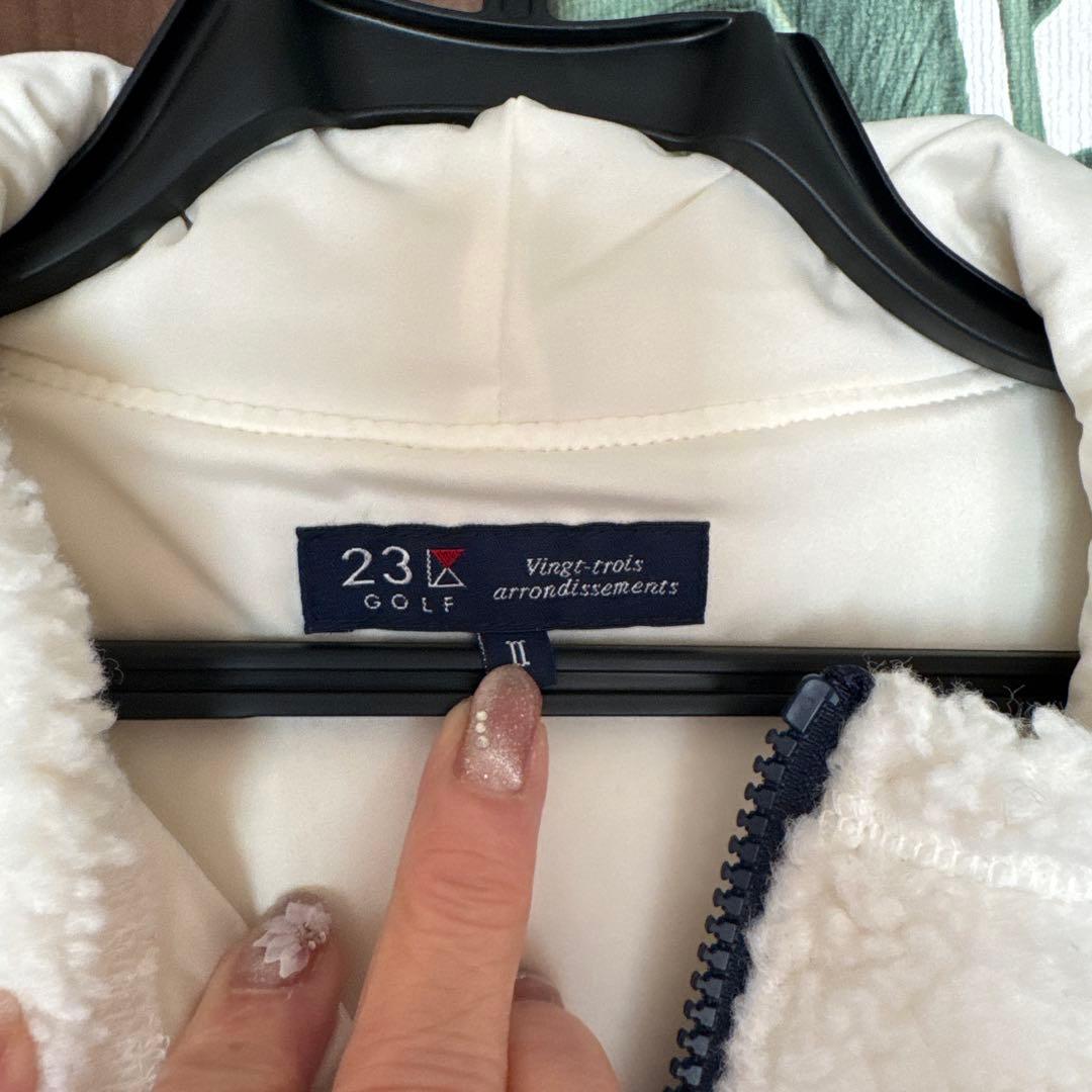 23 GOLF フリースフードベスト