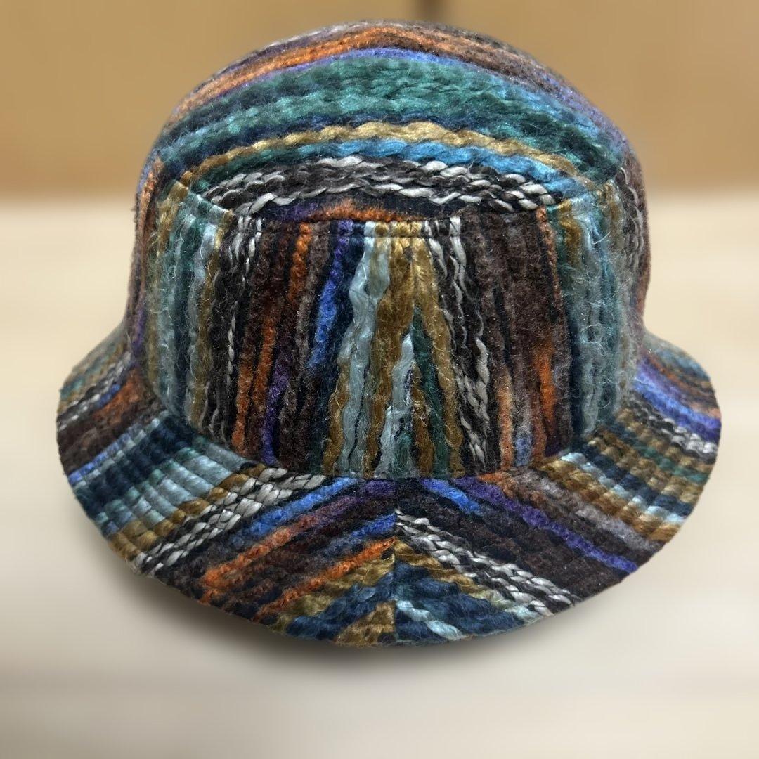 美品 stussy 22SS マルチカラー バケット ハット