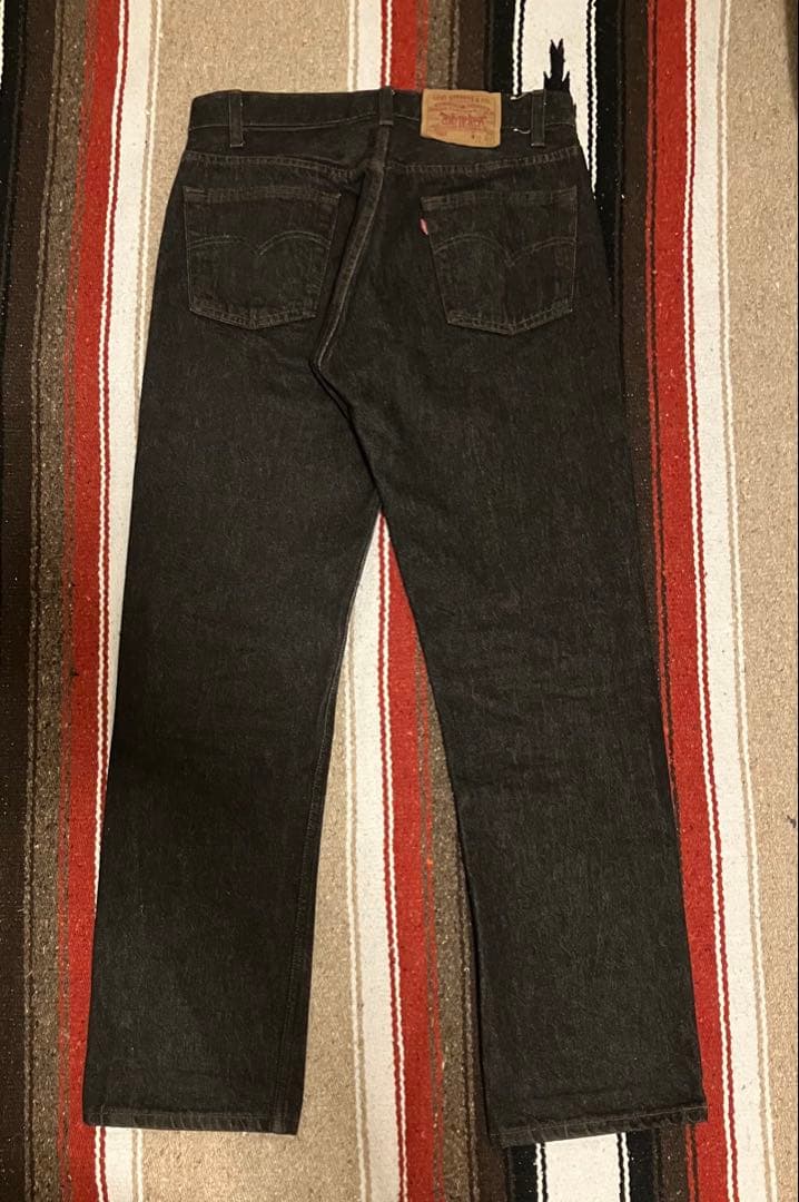 USA製 Levi's 先染め ブラック 501 0658 濃色