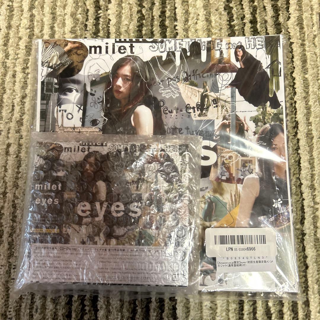milet eyes 初回限定盤A(メガジャケ付)CD・レコード(メガジャケ付)