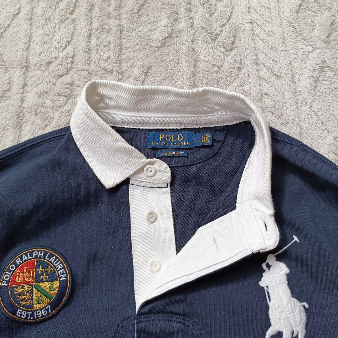 POLO RALPH LAUREN ビッグポニー ラガーシャツ L ビッグポニー