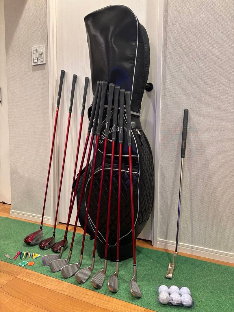 キャロウェイ キャディバッグ☆レディースゴルフクラブセット11本☆カレドニア