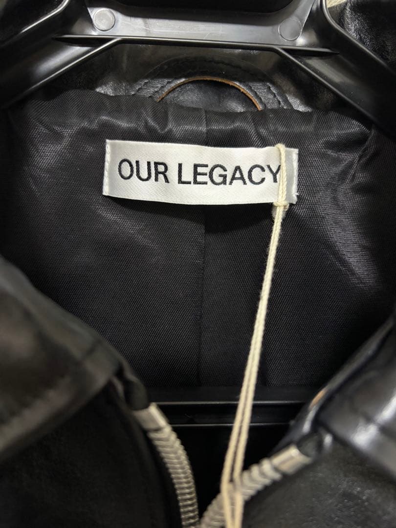 【ほぼ未使用】OUR LEGACY MINI JACKET レザージャケット48