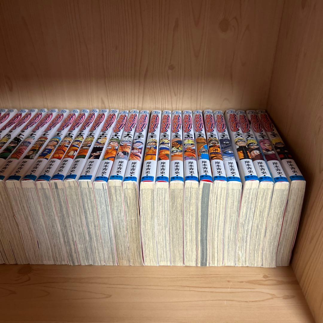 大人気漫画NARUTO1巻から72巻全巻完結まとめ売りセット他外伝秘伝小説86冊