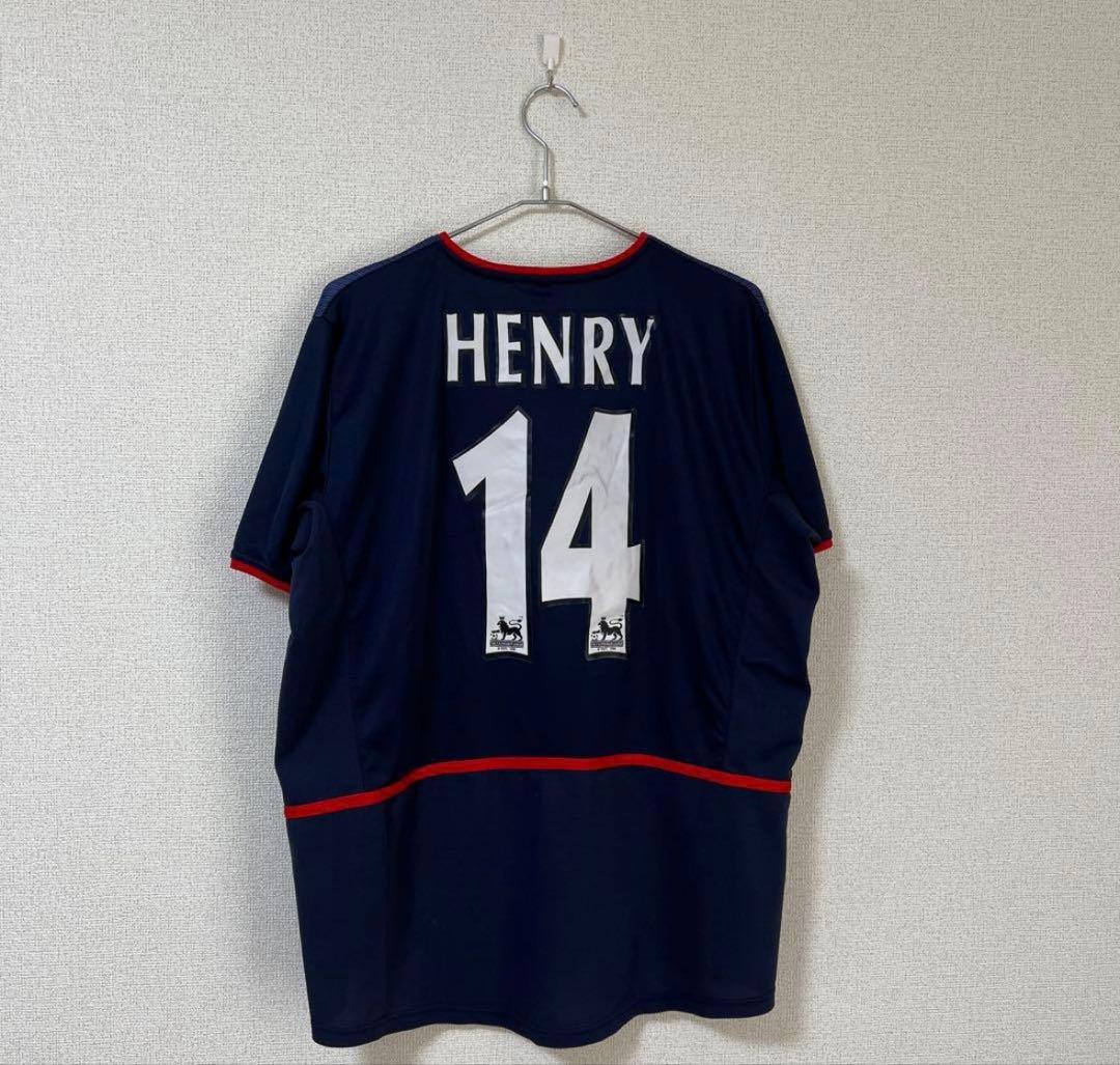 arsenal アーセナル O2 アンリ サッカーユニフォーム