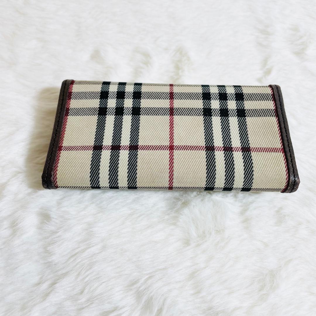 未使用品 箱付き　バーバリー ノバチェック 5連キーケース ベージュ