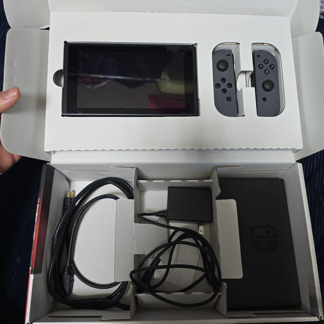 Nintendo Switch グレー 本体＋ケース