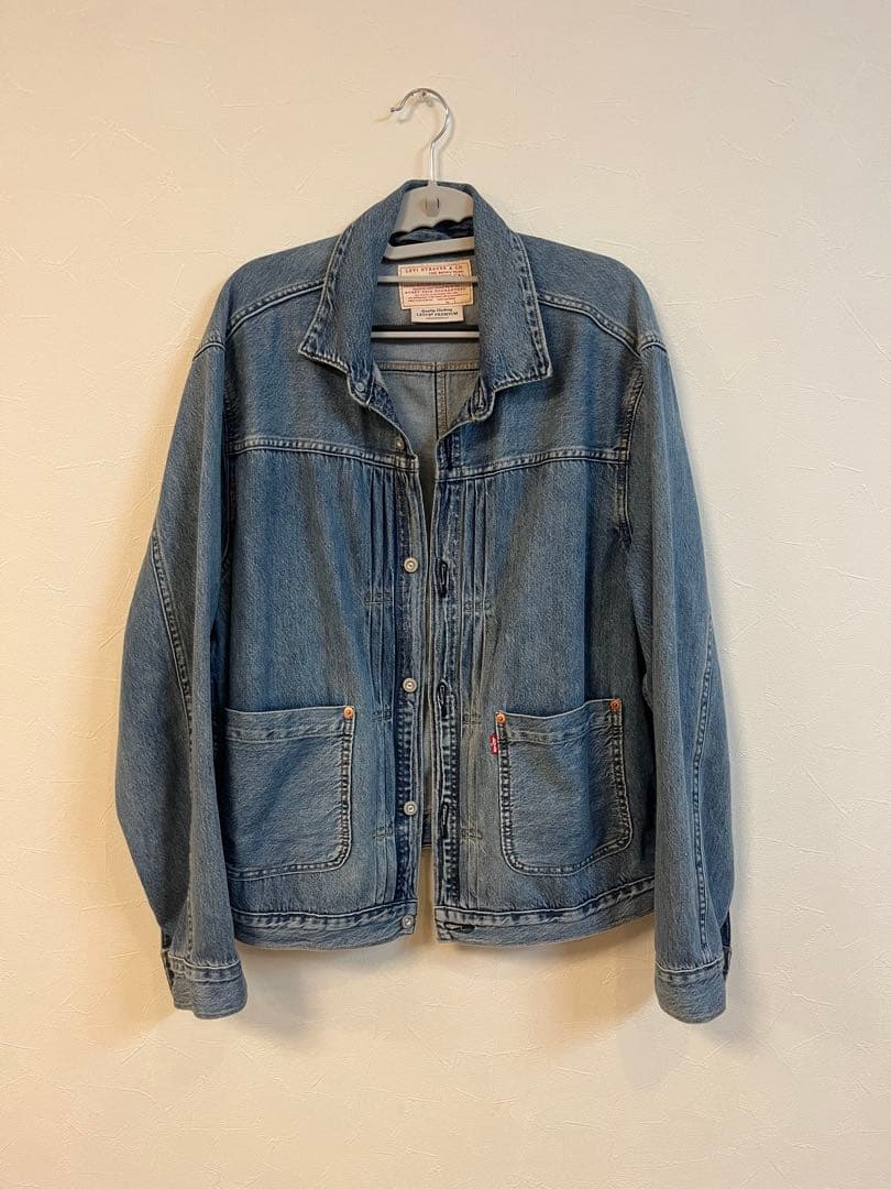 リーバイス ヴィンテージプリーツ トラッカージャケット ライトインディゴ