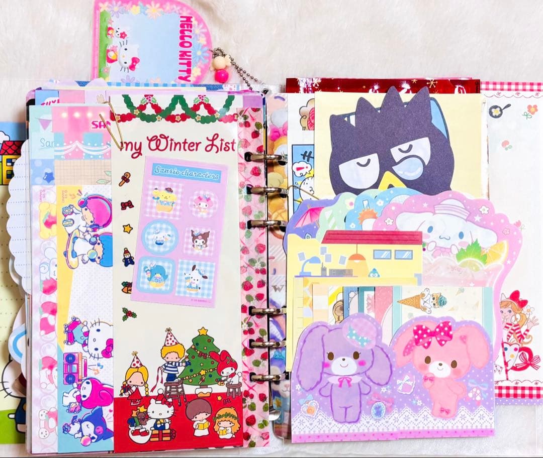 おすそ分けファイル　バイブルバインダー　サンリオ　大容量　【限定1点】