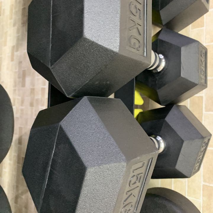 ヘックス  ラバーダンベル　55kg2個