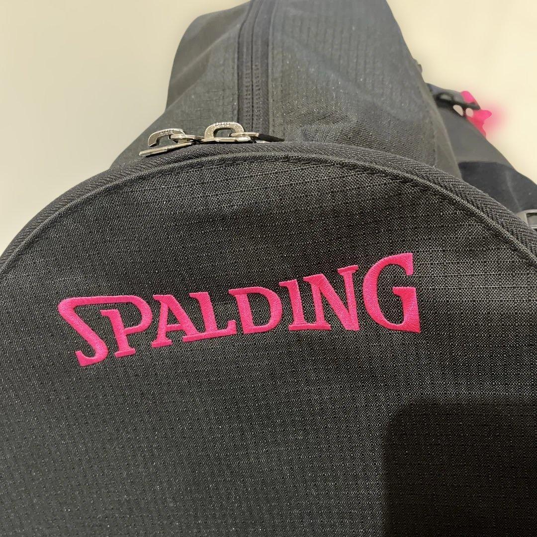 【新品】SPALDING ケイジャー ピンクバスケットボール用バッグ 32L