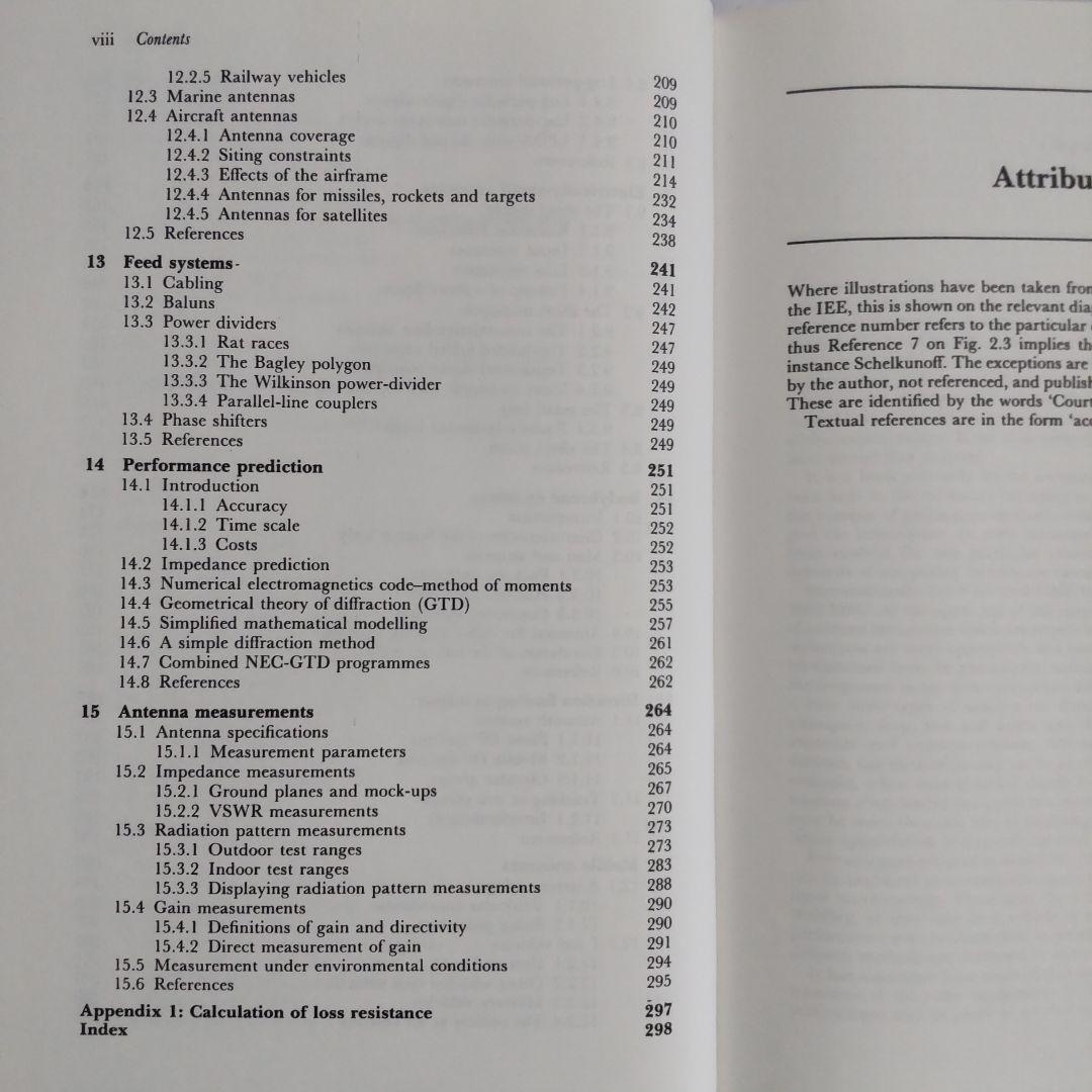 洋書 VHF and UHF Antennas IEE