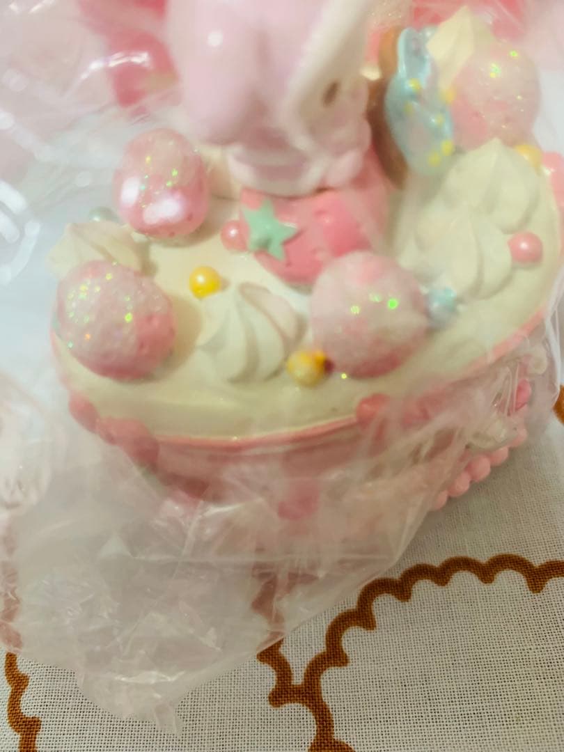 マイメロディ ケーキ型小物入れ MY MELODY クリスマス いちご