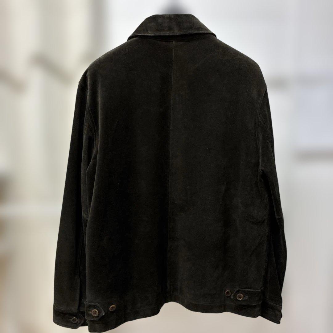 BANANA REPUBLIC スエード レザージャケット ダークブラウン