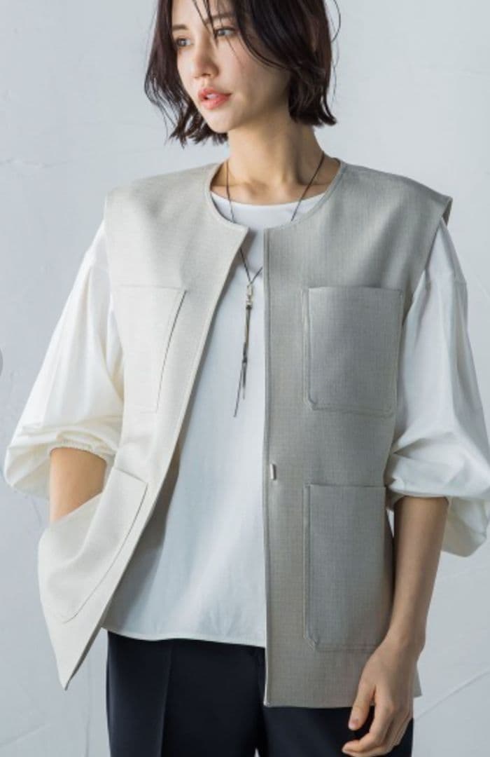 ロートレアモン　ポケットディティールジレ