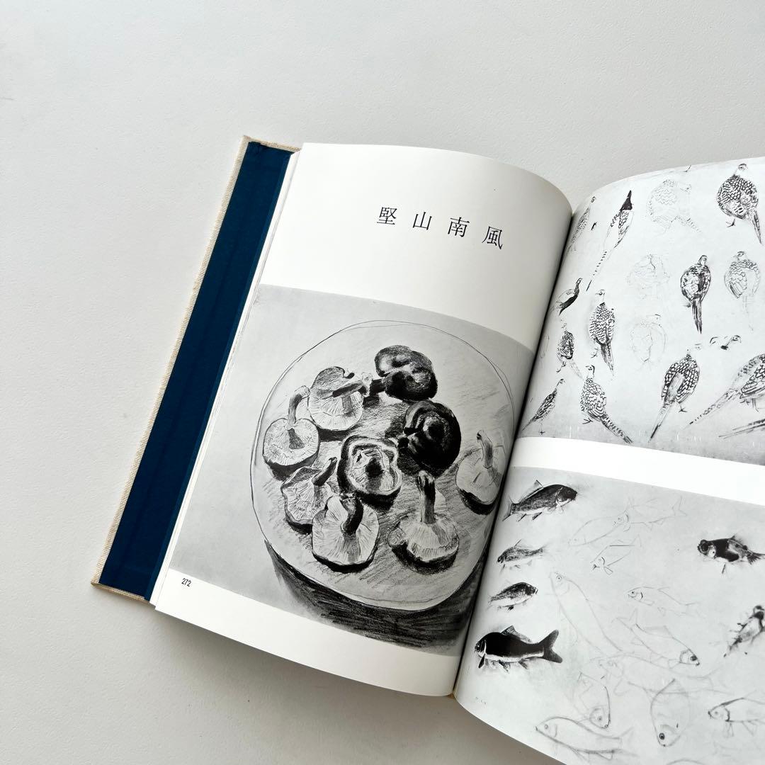 現代作家デッサン集　日本画編　木版25葉付　中村渓男