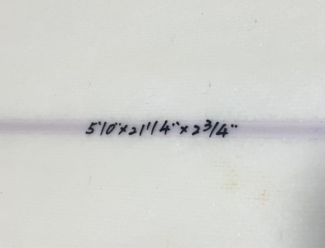 中古 フィッシュ サーフボード 5’10×21 1/4×2 3/4 EPS