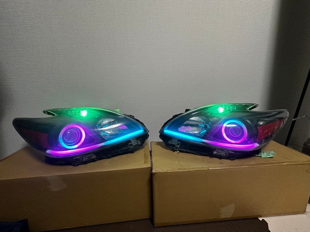 プリウス30系ヘッドライトカスタム
