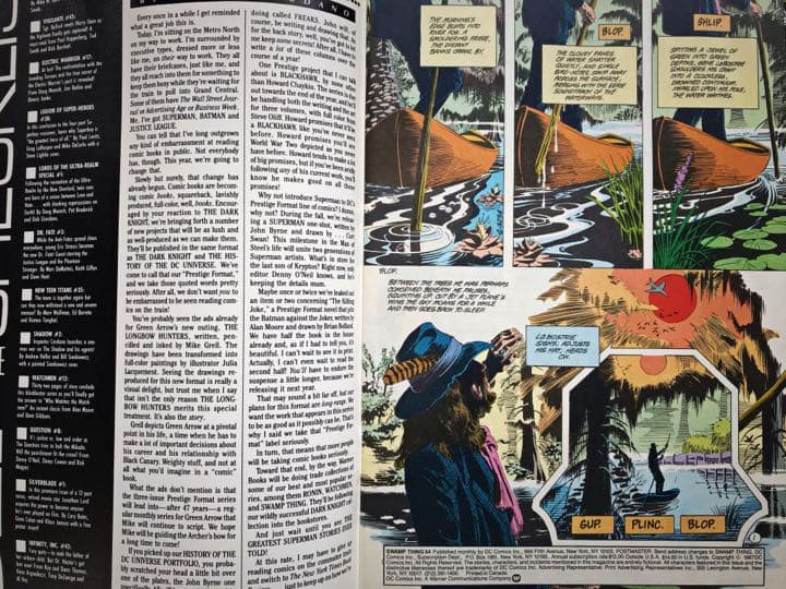 青年漫画 Swamp Thing (Alan Moore 5 issue set)