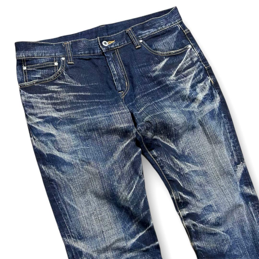 希少 00s TORNADO MART flared denim Y2K 鬼ヒゲ