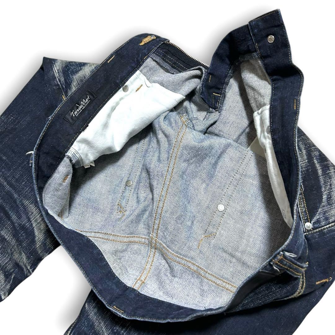 希少 00s TORNADO MART flared denim Y2K 鬼ヒゲ
