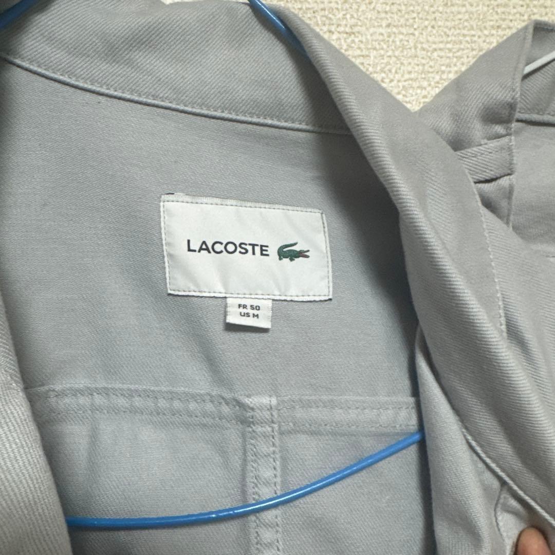 パ*3様 LACOSTE グレー デニムジャケット セットアップ