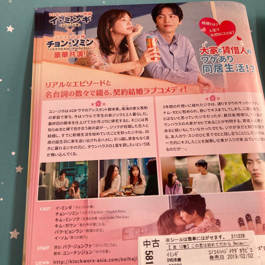 韓国ドラマ　この恋は初めてだから　全話12巻