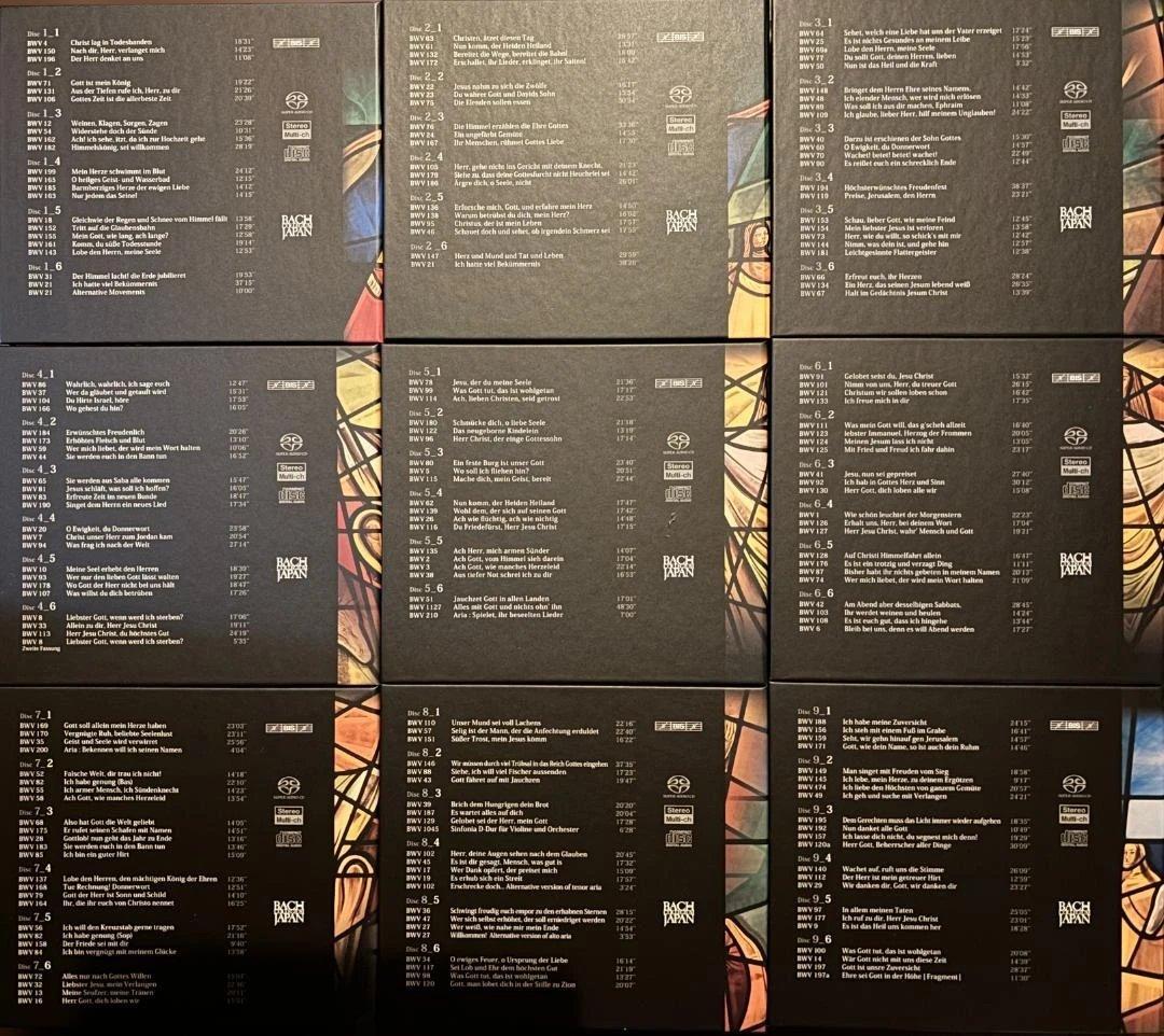 J.S.バッハ : 教会カンタータ全集 豪華BOX 完全限定盤! J.S.バッハ